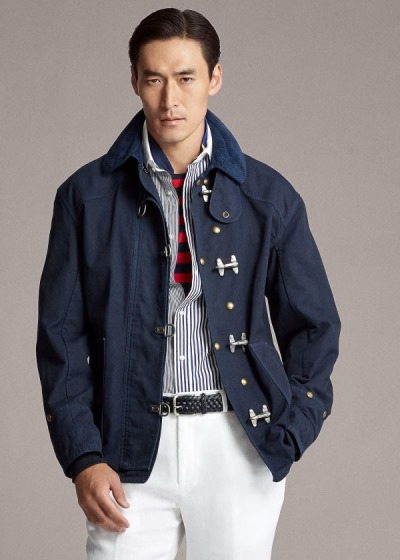 Men's Ralph Lauren Crestly Garment-Dyed Jackets | 051674PRO